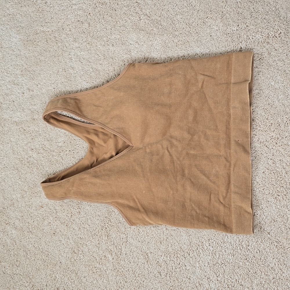 Tan crop top